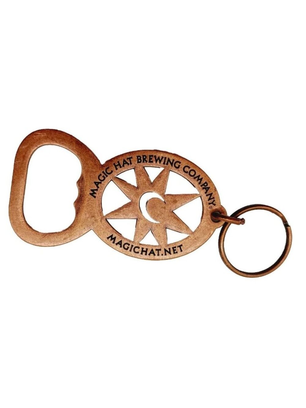 Magic Hat Brewing Company Keychain And Bottle Opener Copper Tone Color